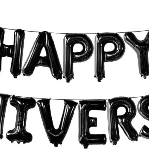হেপি এনিভারসারি ফয়েল বেনার সেট | Happy anniversary foil balloon banner set 16pcs